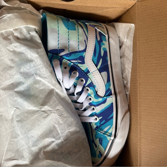 Vans Sk8-Hi Tapered in Blue and Teal - Picture 3 of 6